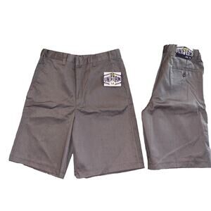 MJ Collection Grey School Uniform Shorts Size 14 Lot of 2 Shorts